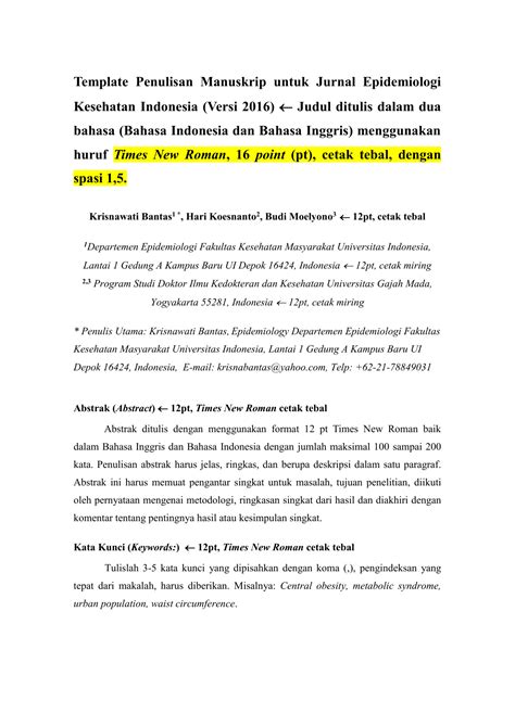 Kelambu ini tentu saja aman dan bebas efek samping yang merugikan kesehatan. Contoh Abstrak Bahasa Inggris Tentang Kesehatan - Guru Paud