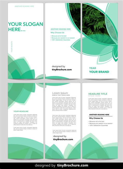 3 Panel Brochure Template Word Format Free Download Intended For