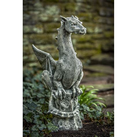 Free delivery and returns on ebay plus items for plus members. Cast Stone Large Dragon Outdoor Statue | Kinsey Garden Decor