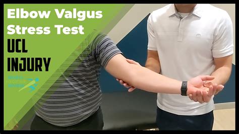 Elbow Valgus Stress Test For Ucl Injury Youtube