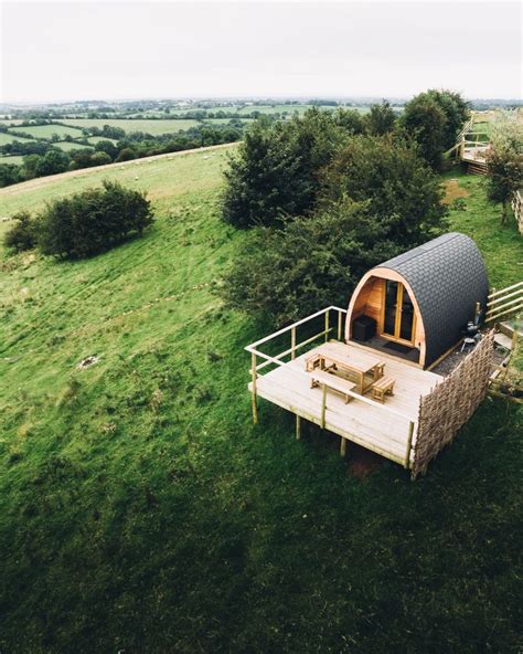 Quirky Peaceful Glamping Pods Arched Cabin Camping Pod Cabin Design