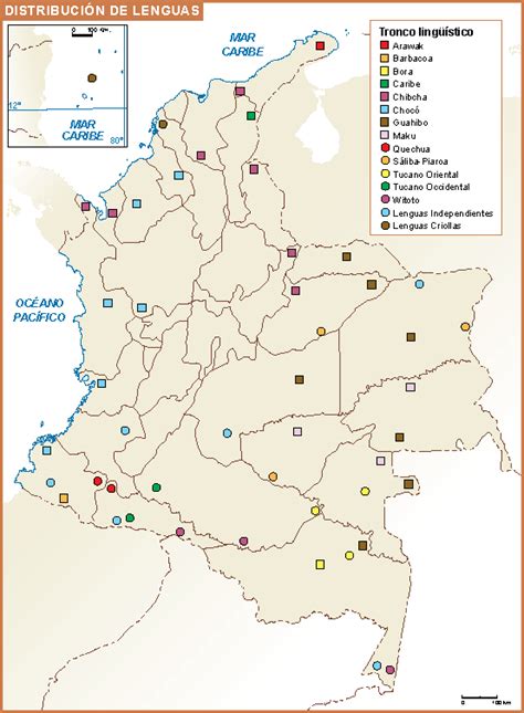 Mapa da américa do sul. Colombia mapa grupos etnicos - Netmaps. Mapas de España y ...