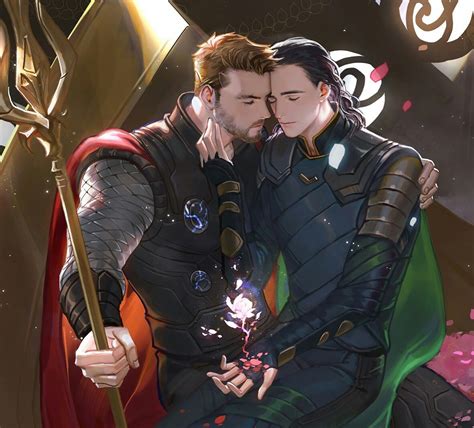 Thorki Cr 黑桃 Loki Thor Thorki Marvel Couples