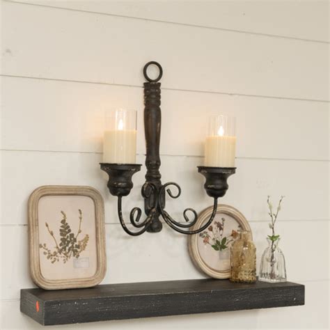 Rustic Wall Candle Sconce Ragon House