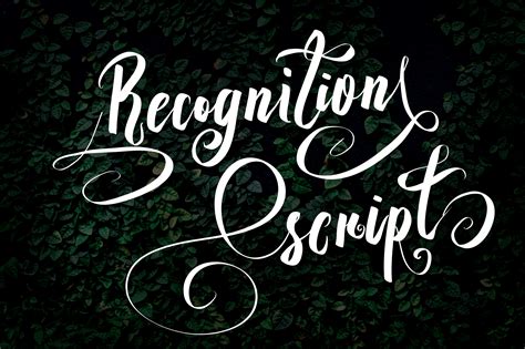 Recognition Script Font By Royaltype · Creative Fabrica
