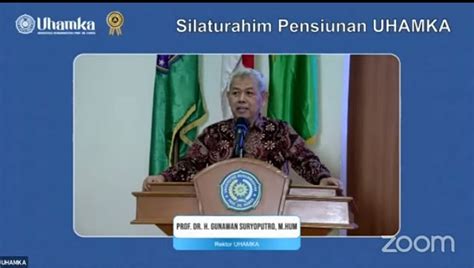 Rektor Uhamka Teruslah Beraktivitas Dalam Islam Tidak Ada Pensiunan