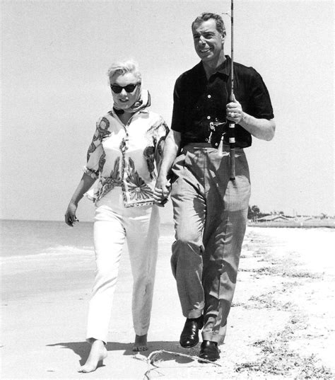 Marilyn Monroe And Joe Dimaggio In Florida 1961 1960s