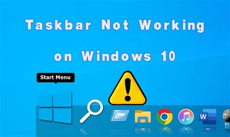 Fixed Taskbar Not Working On Windows 10 Free Pc Tech