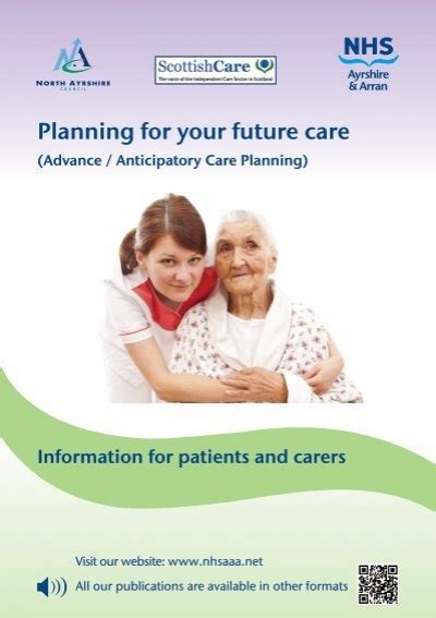 Planning For Your Future Care Nhs Ayrshire And Arran