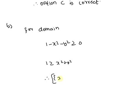 Solved 12 Please Help With This Sketch The Graph Of F X Y 1 Y State The Domain And