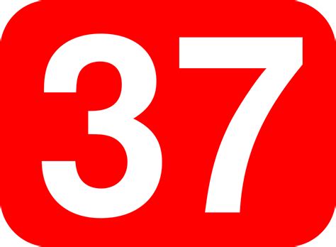 Download Number 37 Thirtyseven Royalty Free Vector Graphic Pixabay