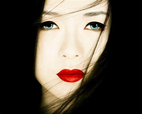 Memoirs Of A Geisha Ziyi Zhang Blue Eyes Brunettes Close