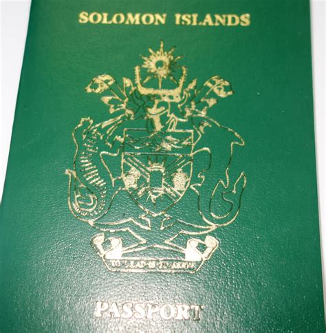 A Solomon Islands Passport Sibc