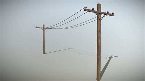 Electricity Pole Download Free 3d Model By Helindu 7cb81ca Sketchfab