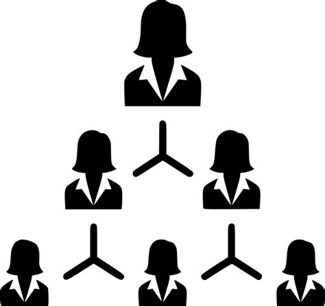 Hierarchy People Management Structure Organization Women Team