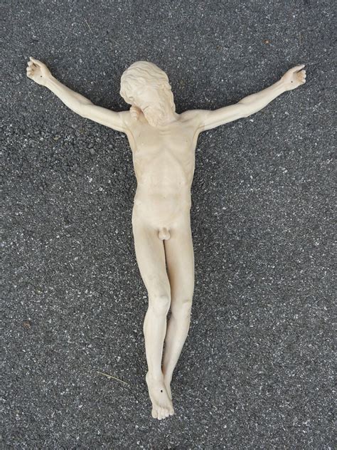 Figure Of Christ Crucified In Wood Ferdinand Stuflesser