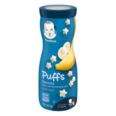 Save On Gerber Puffs Cereal Snack Banana Order Online Delivery Stop