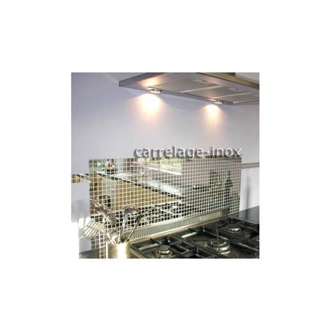 Crédence cuisine inox au meilleur rapport qualité/prix ! tole inox mosaique credence cuisine cm-miroir 25