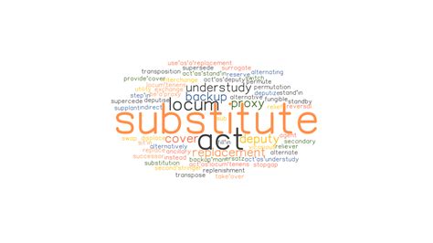 Substitute Synonyms And Related Words What Is Another Word For