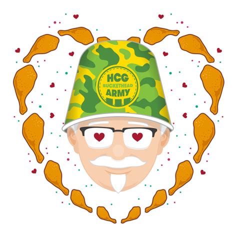 Kfc Buckethead Stickers By Kfc Australia