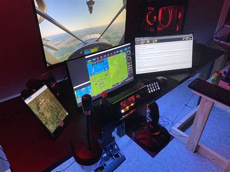 My Simple Setup Home Cockpit Builders Microsoft Flight Simulator Forums