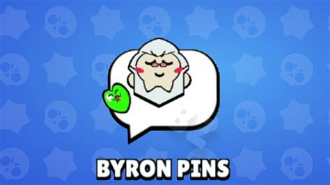 Animated Byron Pins Brawl Stars Youtube