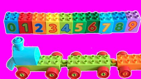 Number Train Learn To Count With Lego Duplo My First Number Train Fun