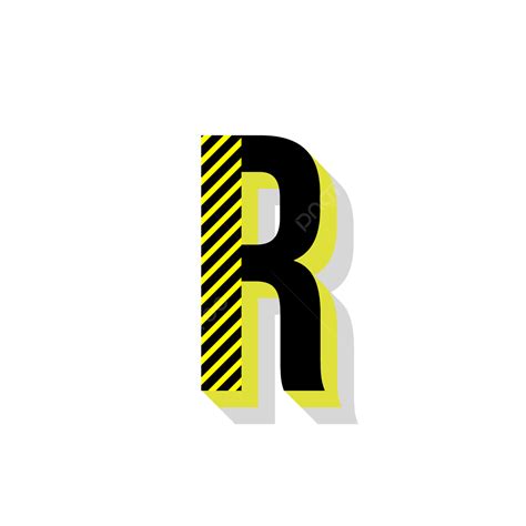 Letter R Clipart Transparent Background 3d Colorful Letter R 3d