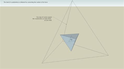 Tetrahedron Self Duality 3d Warehouse
