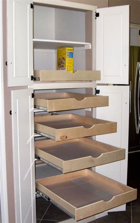 Kitchen Pantry Cupboard With Drawers Kitchen Larders Or Pantries Can