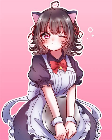 cat ears maid [original] r kemonomimi