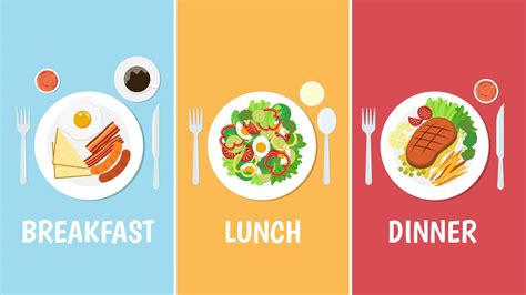 Download 61,240 breakfast lunch dinner stock illustrations, vectors & clipart for free or amazingly low rates! Breakfast, lunch and dinner set - Download Free Vectors ...