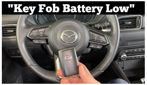 2021 mazda 3 key fob battery