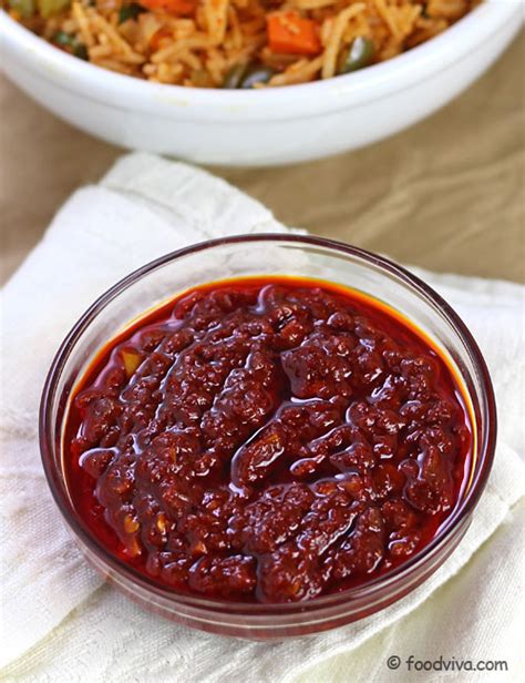 Bowl mein soy sauce,anda,corn flour,five spice powder,namak,kali mirch powder aur sirka dal ker ache tarhan whisk ker lein. Schezwan Sauce Recipe With Step By Step Photos - For ...