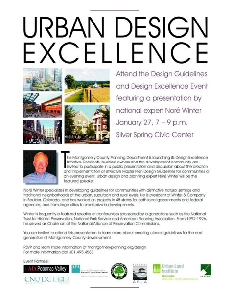 Pdf Montgomery Planning Urban Design Excellence Poster Design