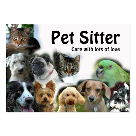 Browse our pet & animal care templates or upload your own design. 3,000+ Pet Sitting Business Cards and Pet Sitting Business ...