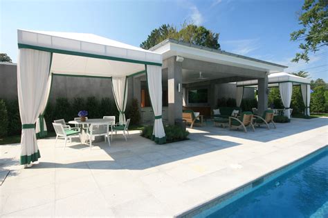Beautiful Poolside Canopies Designed And Fabricated By Hudson Awning