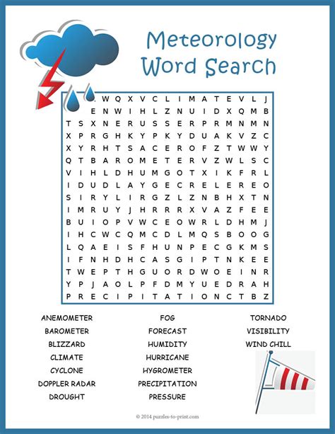 Weather And Climate Word Search Puzzle Worksheet Activity Made By Teachers