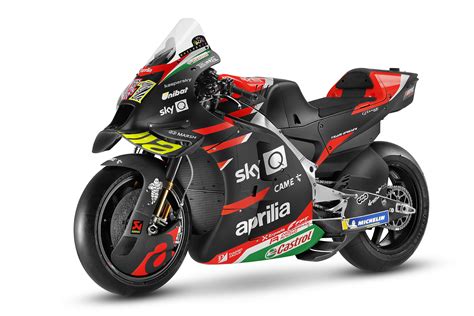 Aprilia Apresenta Rg Gp Preta E Vermelha Para Temporada 2021 Da Motogp