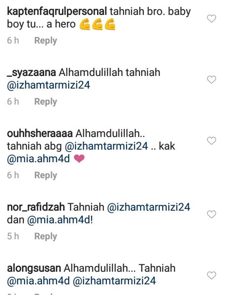 Tahniah tarikh dan bulan yang sama ya kuasa ilahi. mia ahmad selamat bersalin dapat bayi sulung lelaki pa ma ...
