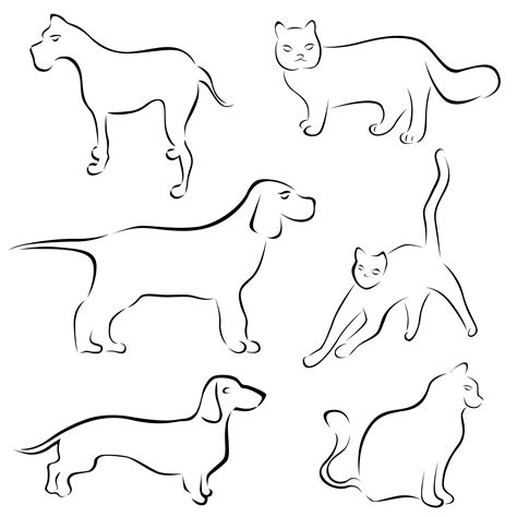 Free Vector Stick Figure Cartoon Dog Vector Graphic Available For Free