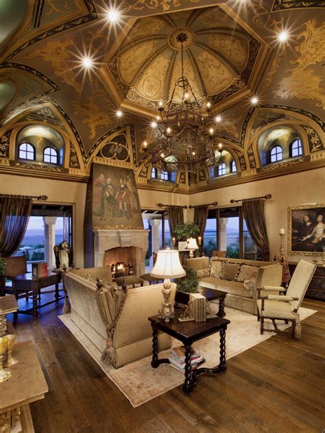 Vanda mediterranean/tuscan/old world decor 2. Living Room Design Style | Living Room and Dining Room ...