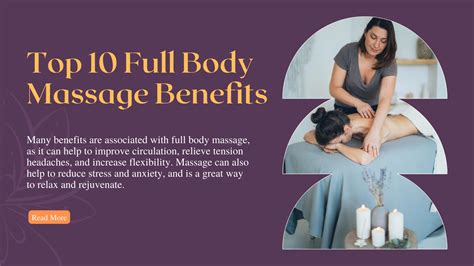 Top 10 Full Body Massage Benefits Healthy Lifestyle