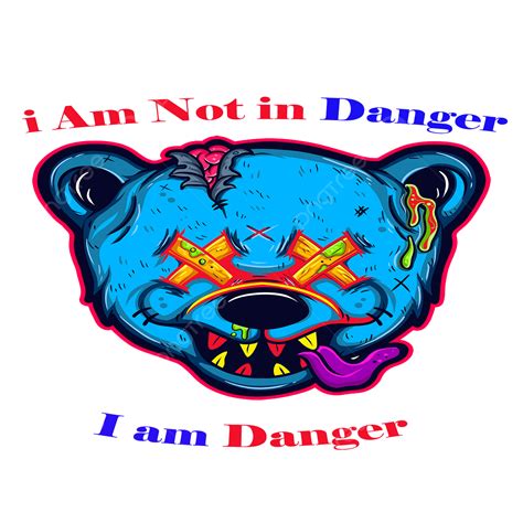 i am png picture iam not in danger i am danger scarry cartoon png image for free download