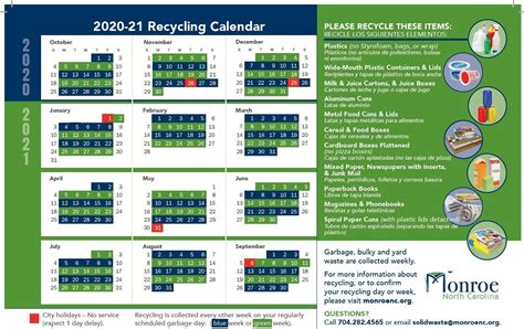 Waste Management Recycling Calendar Elsie Ann Marie