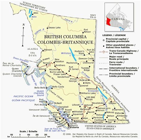 British Columbia Map Listings Canada