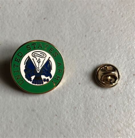 United States Army Round Lapel Pin Ebay