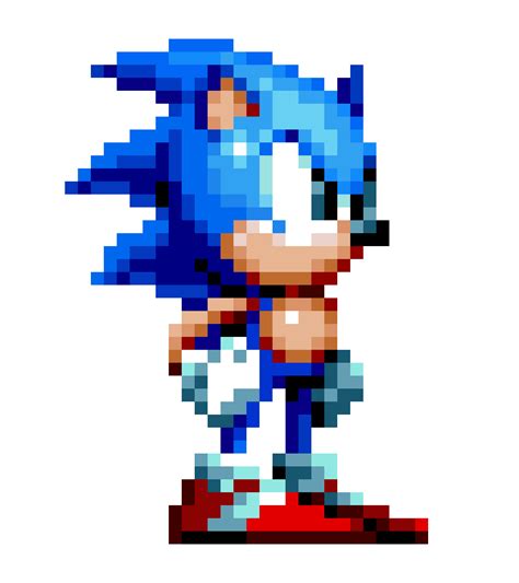 Pixilart Sonic Mania Sonic Sprite By Barcforecer973