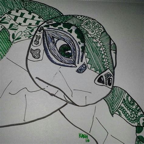 Sea Turtle Zentangle All Art Custom Art Art