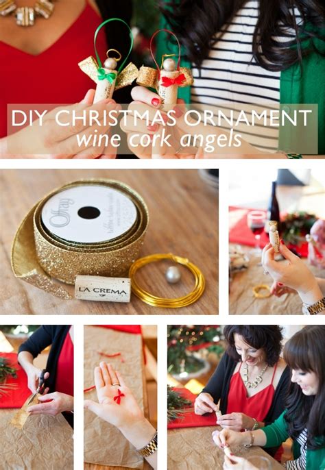 Triple Diy Wine Cork Christmas Ornaments